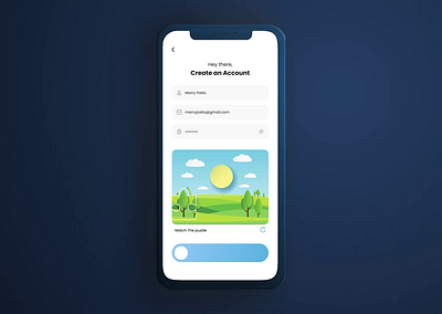 Login flow interaction - Messaging app animation application create account datasecurity interaction minimal mobileapp puzzle signup ui interaction uiux user interaction ux