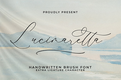 Lucimaretta - Chic Calligraphy Font style