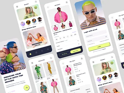 Elysian - Ecommerce mobile app 3d animation app branding design ecommerce graphic design illustration logo mobile app motion graphics typography ui ux website