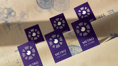 Metro Eye Clinic- Corporate Identity brand vision branding design graphic design indian brands logo packaging design