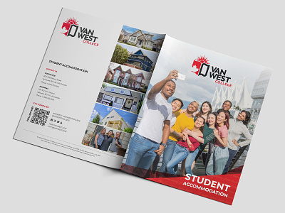 Accommodation Brochure accommodation book booklet brochure design layout student residence
