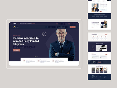Edmold - Attorney & Law Firm advisor advocate attorney barrister best shot on dribbble envytheme law firm legal consulting uidesign uxdesign