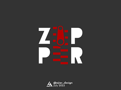 Zipper Logo ajiardesign awesomelogo bestlogo brandidentity coollogo creativelogo design figmadesign graphic design logo logoawesome logobrand logocreative logodesign logoideas logoinspirations professionallogo zipperlogo