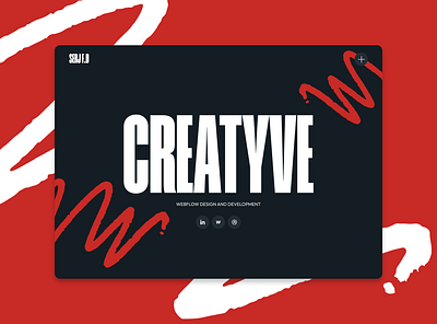 CREATYVE bran design typography ui ux web