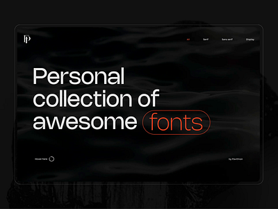 Font saver website design daily ui design font saver minimal ui ux website