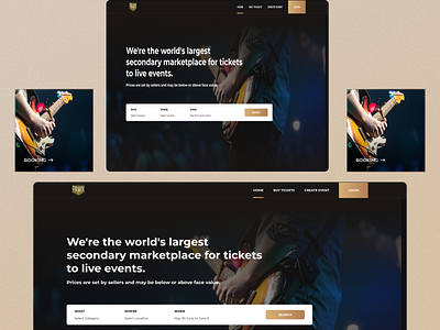 Ticket Selling website 3d animation graphic design ui