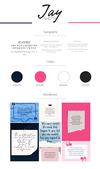 Brand Identity Design Inspired by Jay Shetty brand identity branding canva design graphic design illustration layout layout design logo moodboard quotes template typography