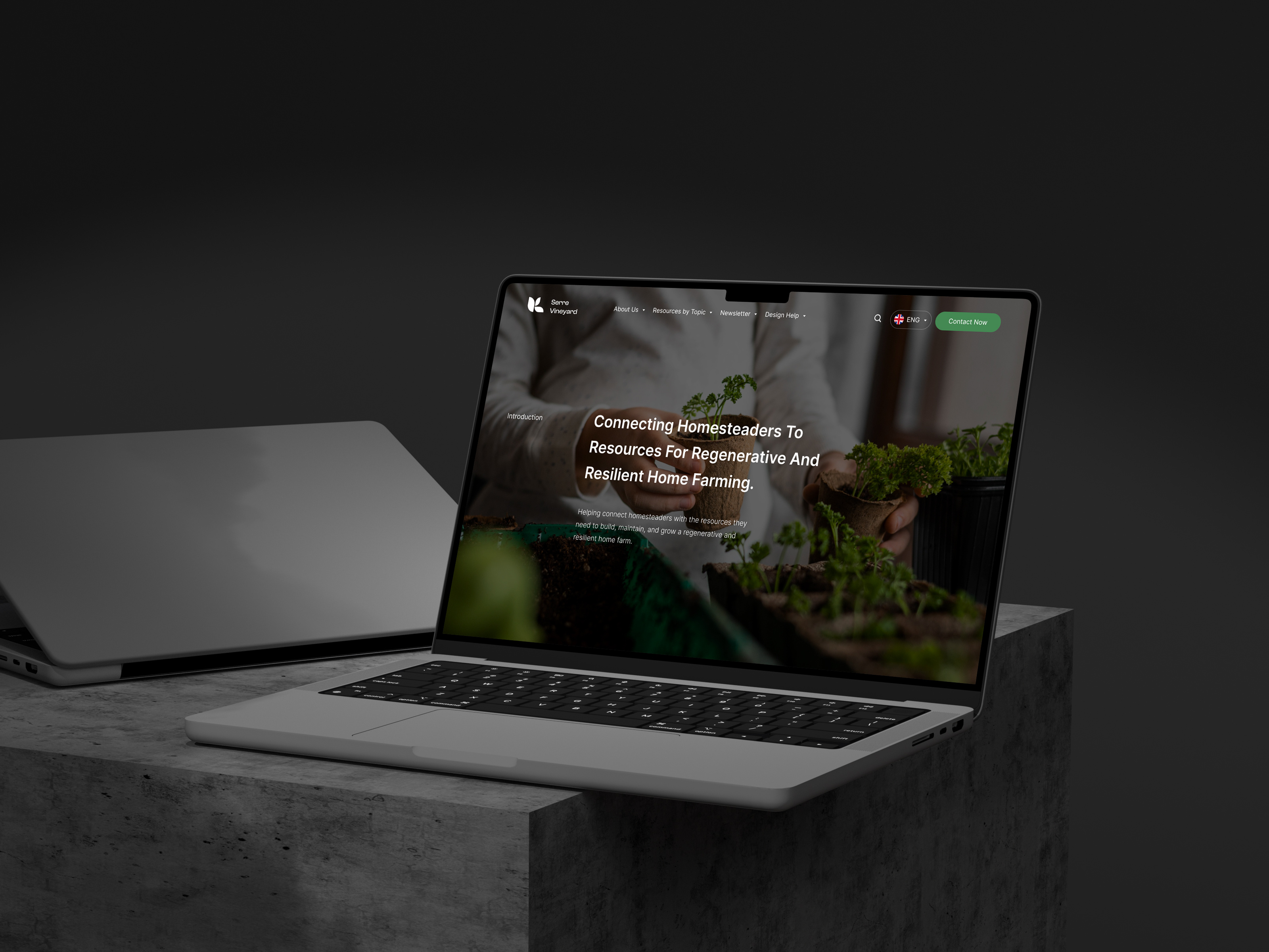 Homesteaders Life Company - Landing Page Exploration eco exploration farm green green house home farm landing page minimal nature ui