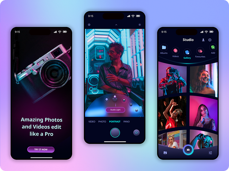 Camera and Editing App by Arpita Tripathy on Dribbble