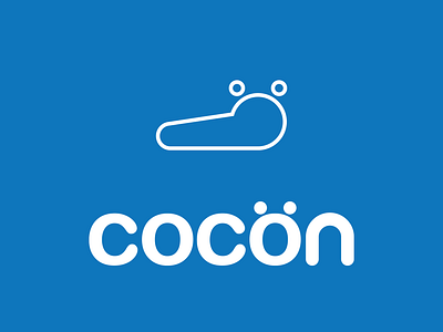 Cocon Logo Concept Design blue white logo branding design design inspiration graphic design logo logo concept logo inspiration typography typography logo vector