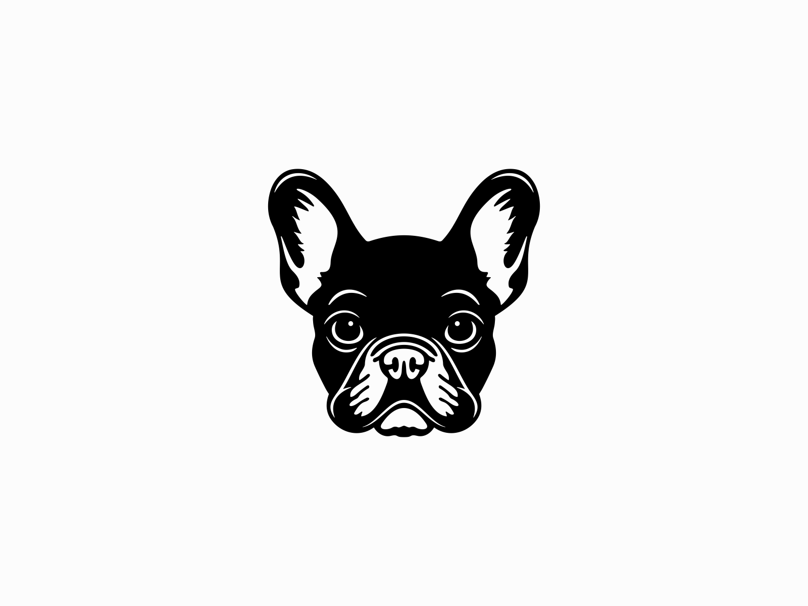 French Bulldog Logo by Lucian Radu on Dribbble