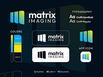 rebrand for matrix imaging brand branding clean document flat flat design imaging logo logo design logo redesign logomark logotype matrix minimal minimalist rebrand redesign revamp website