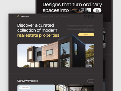 Paspartoo: Design Concept for Luxury Real Estate branding building design graphic design home house ikea loft luxury modern paspartoo real estate repair shopify ui ux village wordpress