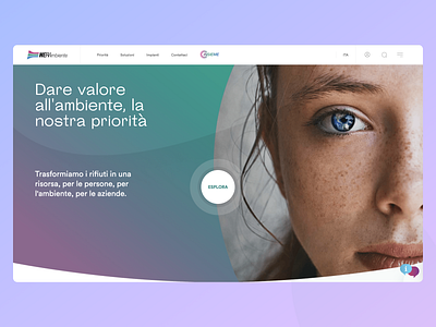 Hera Ambiente Website design environment explore italy recycle sustainability ui design user centered user experience ux