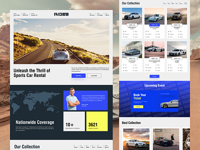 Car Rental Website. automobile booking business business website car carrental design designer landing page landingpage page project web web design web designer webdesign webpage website website designer websites