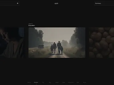 e:monoto - Chapter template page branding design guide survival ui urban ux web design