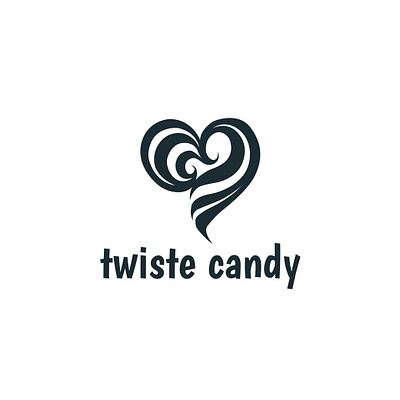 candies and hearts logo vector illustration flatdesign hearts