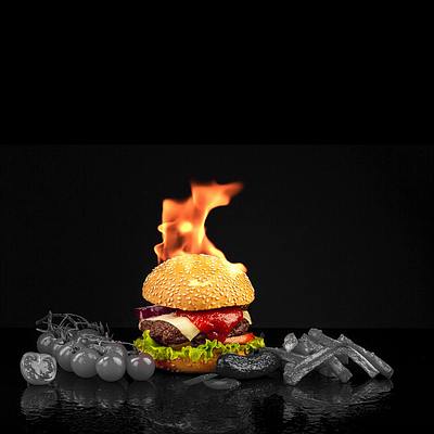 Food Motion Graphic burger burger food design design graphic design motion graphics