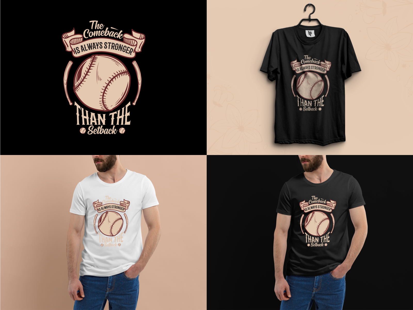 Baseball T-Shirt Design Bundle on Behance
