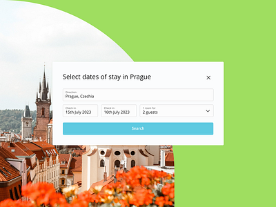 Daily UI #067 — Hotel Booking 🧳 booking challenge dailyui dailyui067 design hotel prague ui