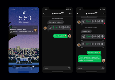 MINDSET by DIVE Studios audio ios mental health messaging product design ux