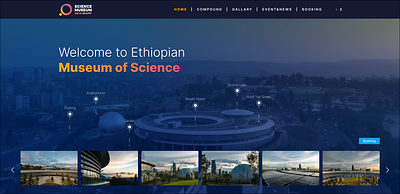 Ethiopian Science Museum Website UX/UI Design