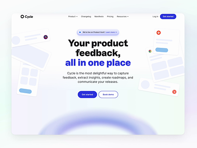 Cycle 2.0 🚀 animation branding collect cycle design feedback logo product social ui web website