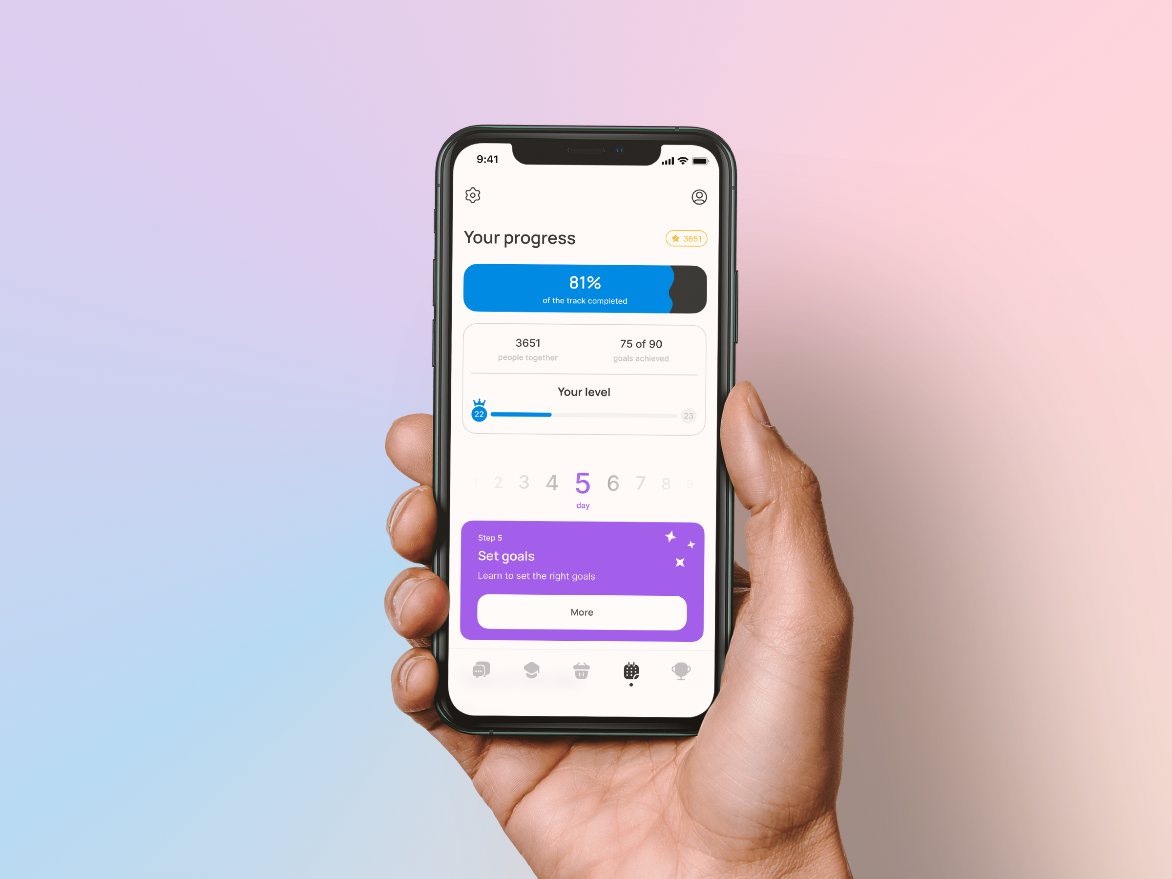 BLUCIFY | Habit Tracking App design goalsetting habbits habittracker health interface lifestyle mentalhealth mobile mobileapp mobiledesign motivation person productivity selfimprovement timemanagement tracker ui uiux ux