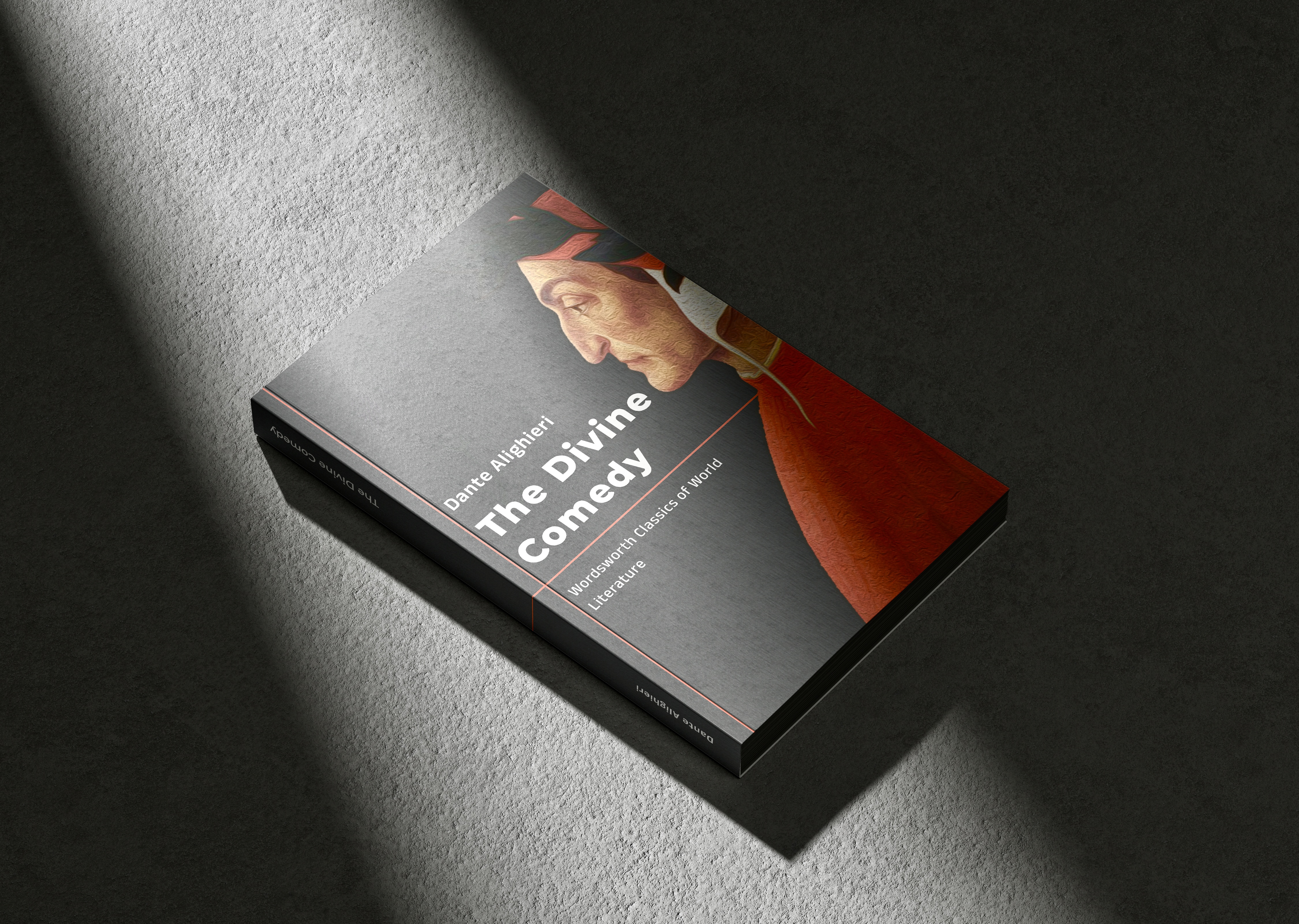 Cover for book Dante Alighieri by Daria Zhornokui UX UI Designer