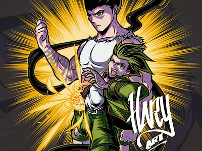 Gon Adult Hunter X Hunter anime manga anime character anime fanart anime illustration anime merchendise anime streetwear anime t shirt design custom illustration custom streetwear design custom t shirt custom t shirt anime custom t shirt design custom t shirt illustration fan art hunter x hunter fanart illustration merchendise t shirt pin design t shirt anime t shirt illustration
