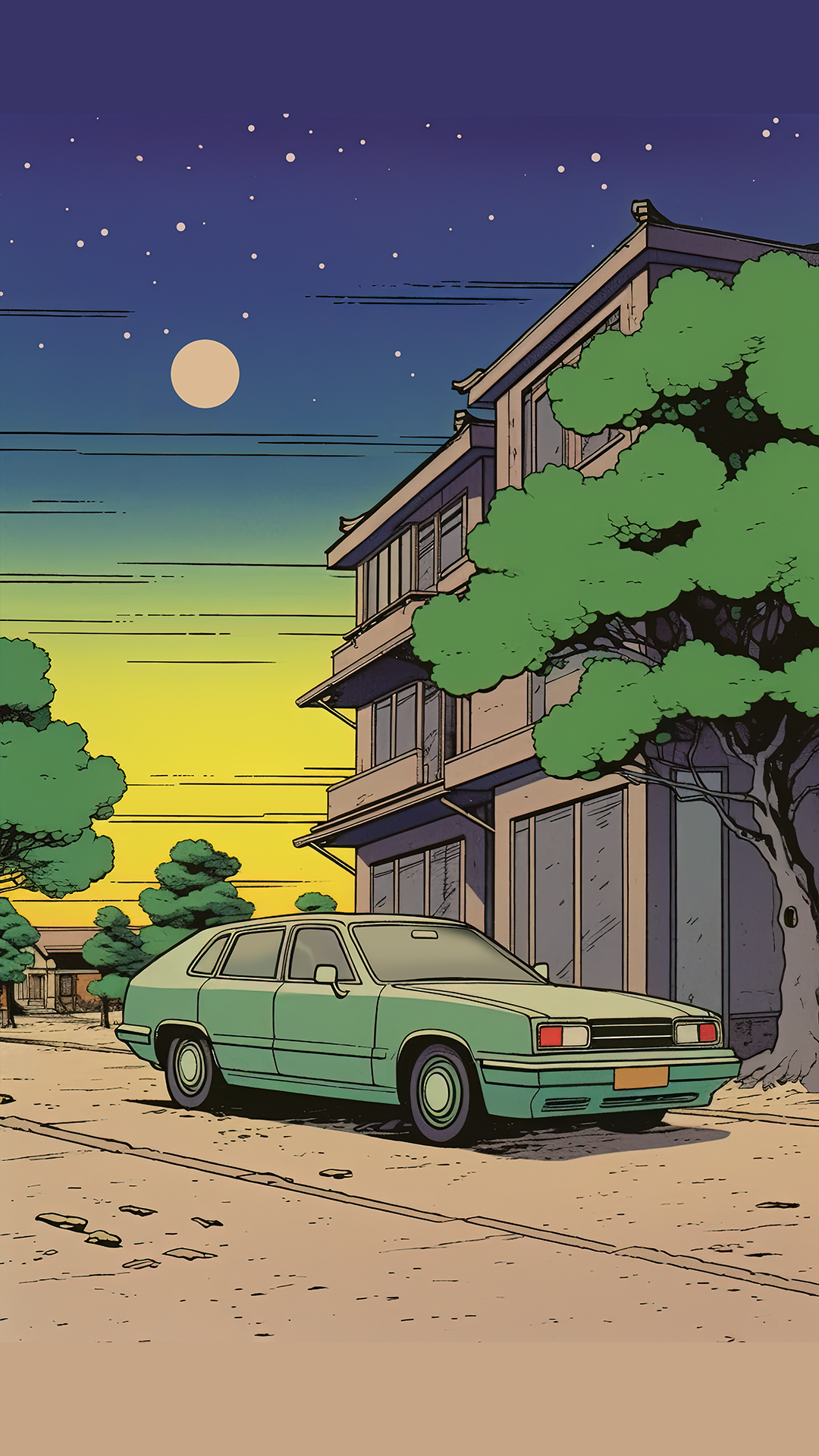 AI generated - cyberpunk street, 90s vintage anime style Stock Illustration  | Adobe Stock