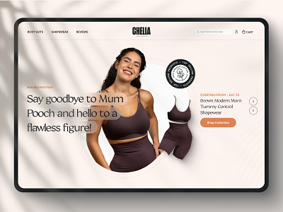 Invisible Bodysuit (SHAPEWEAR) adobe branding clean design desktop dribble figma flat flat design graphic design home home page index page landing page life style minimal mom shapewear webpage website