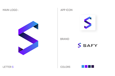 S LETTER LOGO BRANDING brandind concept logo gradient logo graphic design letter logo logo logo design