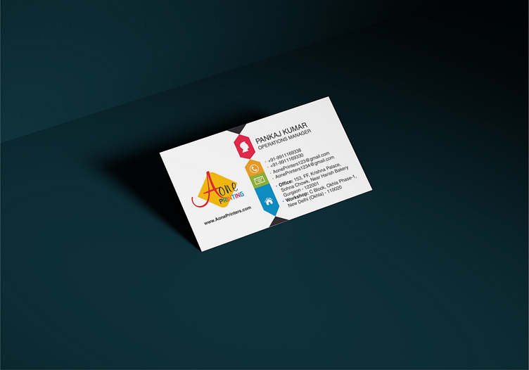 Visiting Card Printing In Gurgaon Aone Printers by Aone Printing on