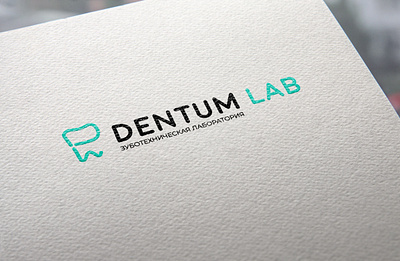 Dentum lab branding design flat graphic design logo minimal vector