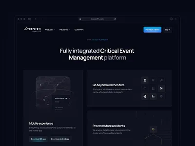 Kepler51 — Website clean components footer interaction interface landing page light microinteraction motion technology tonik typography ui ux visual web webdesign website white