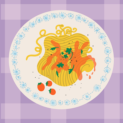 MY FAVOURITE FOOD (illustrations) editorial editorial illustration food illustration illustration pasta illustration