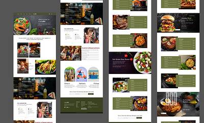 Restaurant Website UI | Food UI | Fast Food Store UI Design branding design graphic design illustration typography ui ux vector