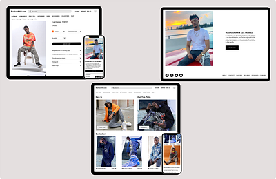 BoohooMAN Redesign boohooman design ecommerce product retail shopping typography ui ux