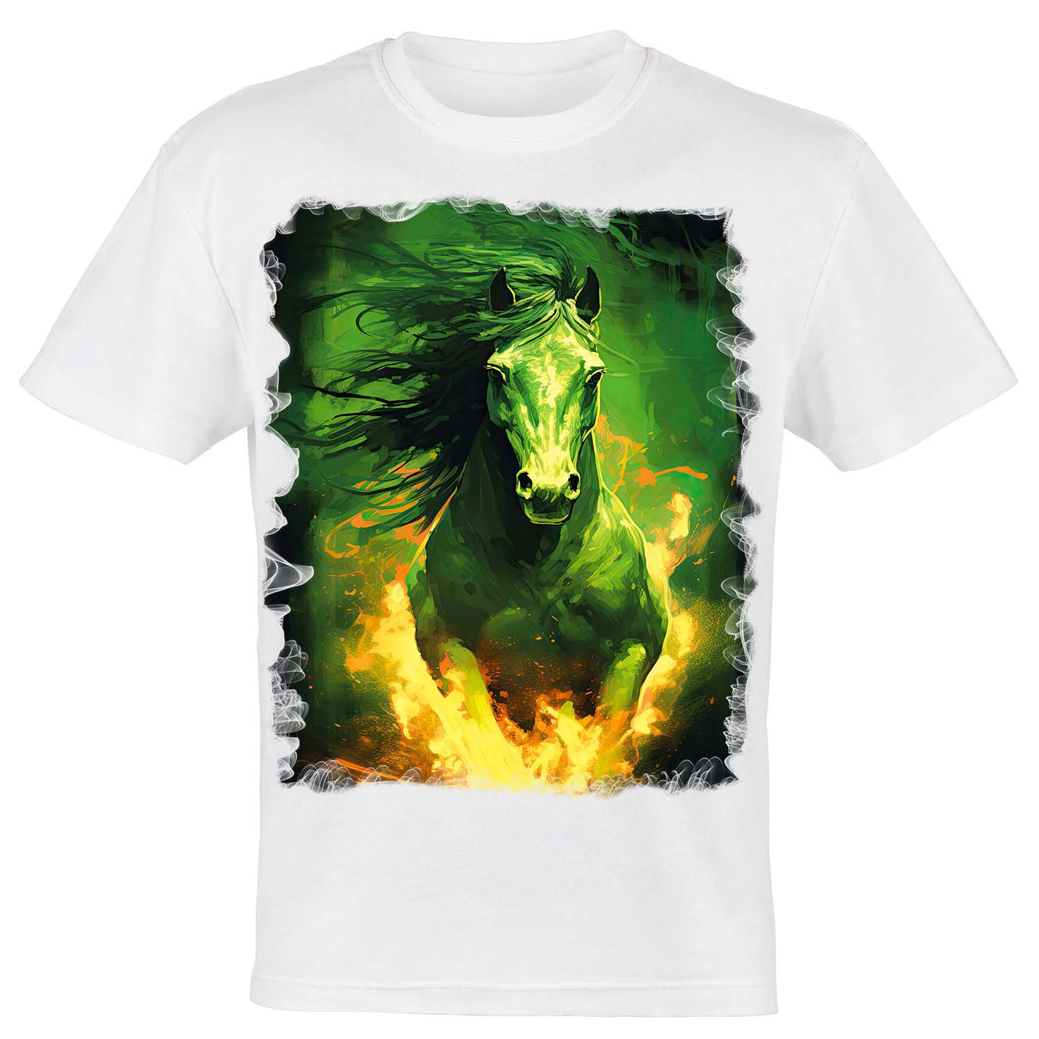 Horse With Watercolour Effect T-Shirt Design by CodeNameArt on Dribbble