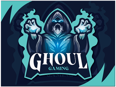 Ghoul Gaming logo design design gaming logo graphic design illustrator logo design vector