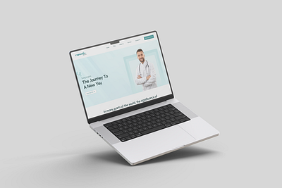 Healthcare Landing Page Design design healthcare landingpagedesign typography ui uiuxdesign ux