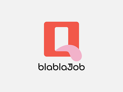 BlablaJob, Language Mediation Services brand brand identity characters design icon language logo logo animation mark motion graphics tongue vector