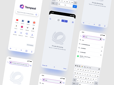 Tempest Android App android app browser design product design ui ux