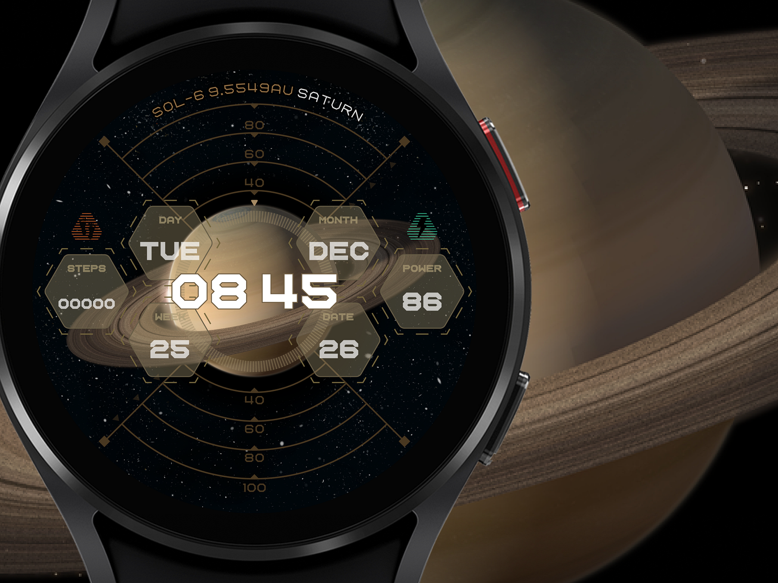 TIMEFLIK Watchface 02 - Space Series by Juneyoung Bae on Dribbble