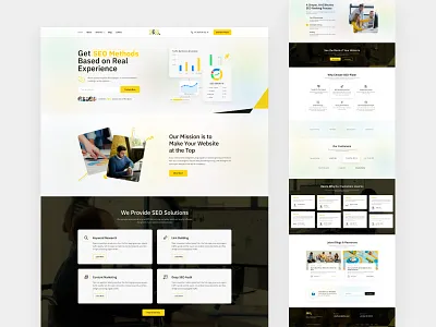 SEO Agency Layout Packs design divi elegant themes template web website wordpress