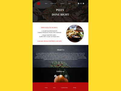 Food Website Design Template bestfoodwebsite design designer foodwebsite foodwebsitetemplate graphic design illustration template ui website