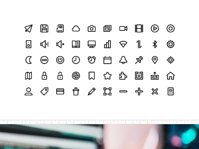 User interface micro icons bookmark calendar communication edit icon design icons micro icons save send small icons system icons ui icons user user interface