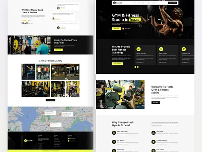 Gym & Fitness Layout Packs design divi elegant themes template web website wordpress