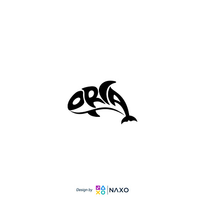 orca logo app branding design graphic design illustration logo typography vector